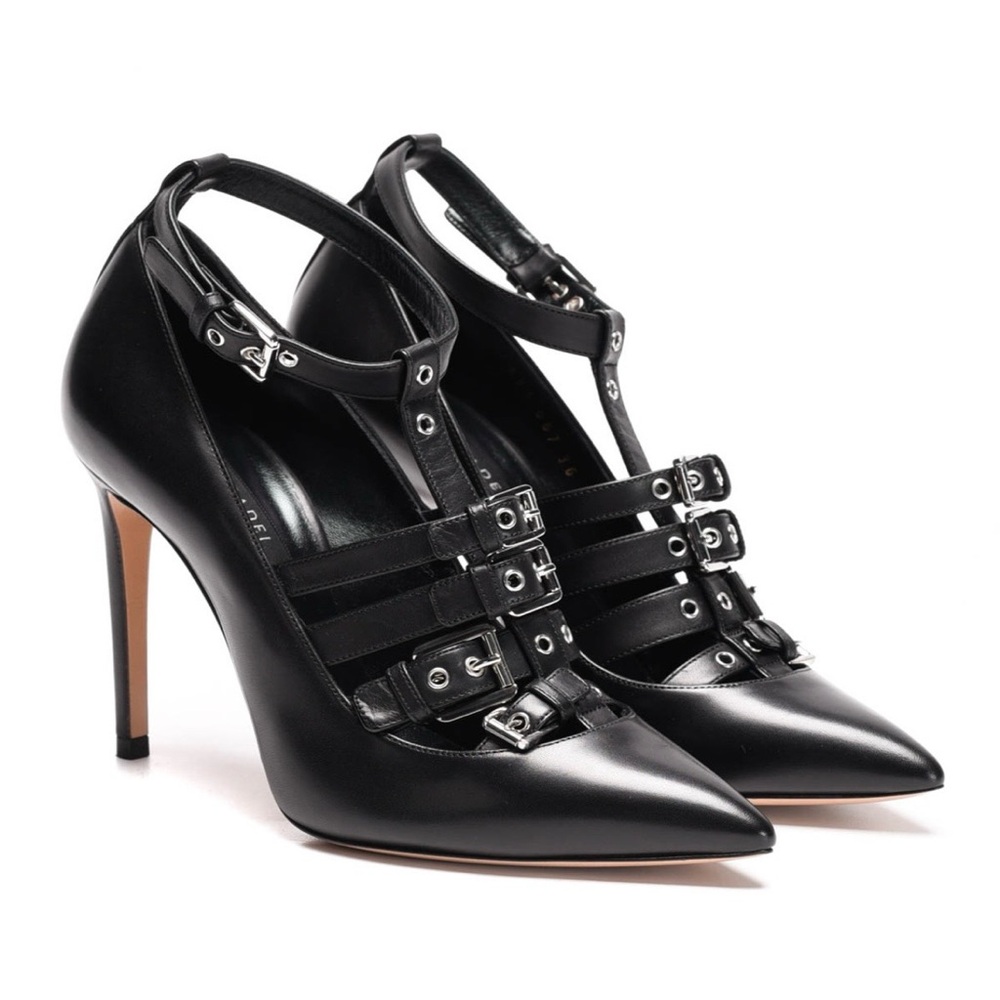 🖤CASADEI🖤 Duse Buckle Leather Pumps